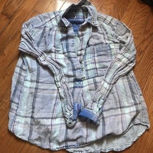 Oversized Free People Flannel